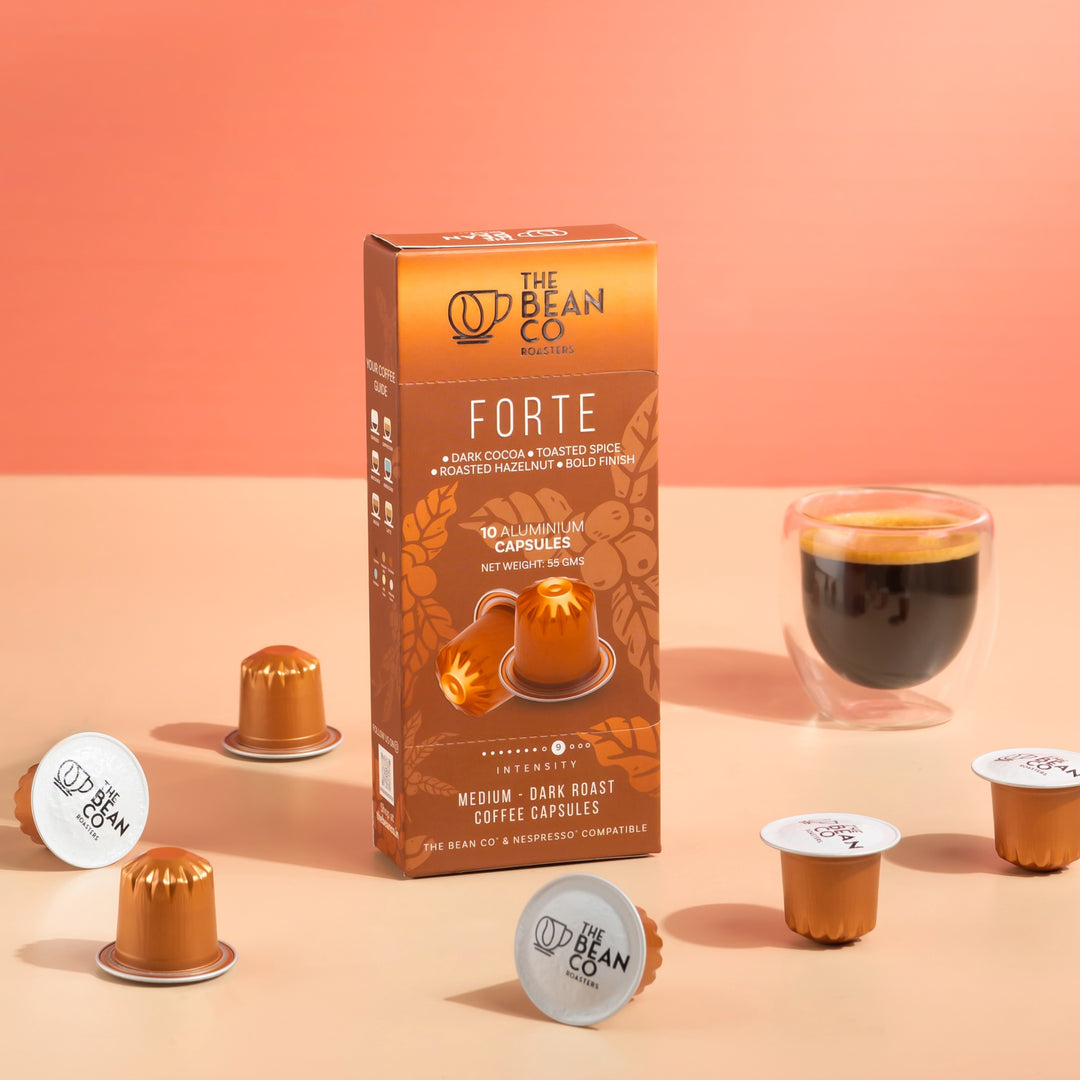 The Bean Co Roasters Forte Aluminium Coffee Capsules | Combo Pack