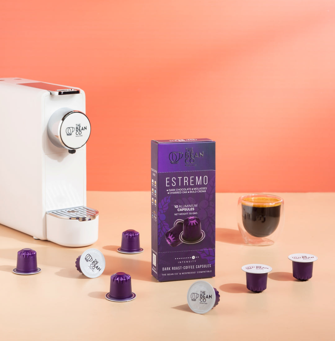 The Bean Co Roasters Estremo Aluminium Coffee Capsules | Combo Pack