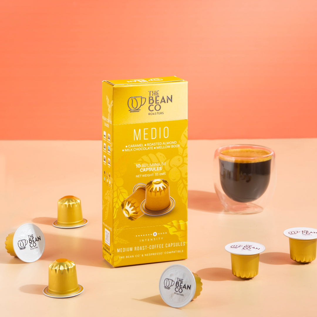 The Bean Co Roaster Medio Aluminium Coffee Capsules | Combo Pack