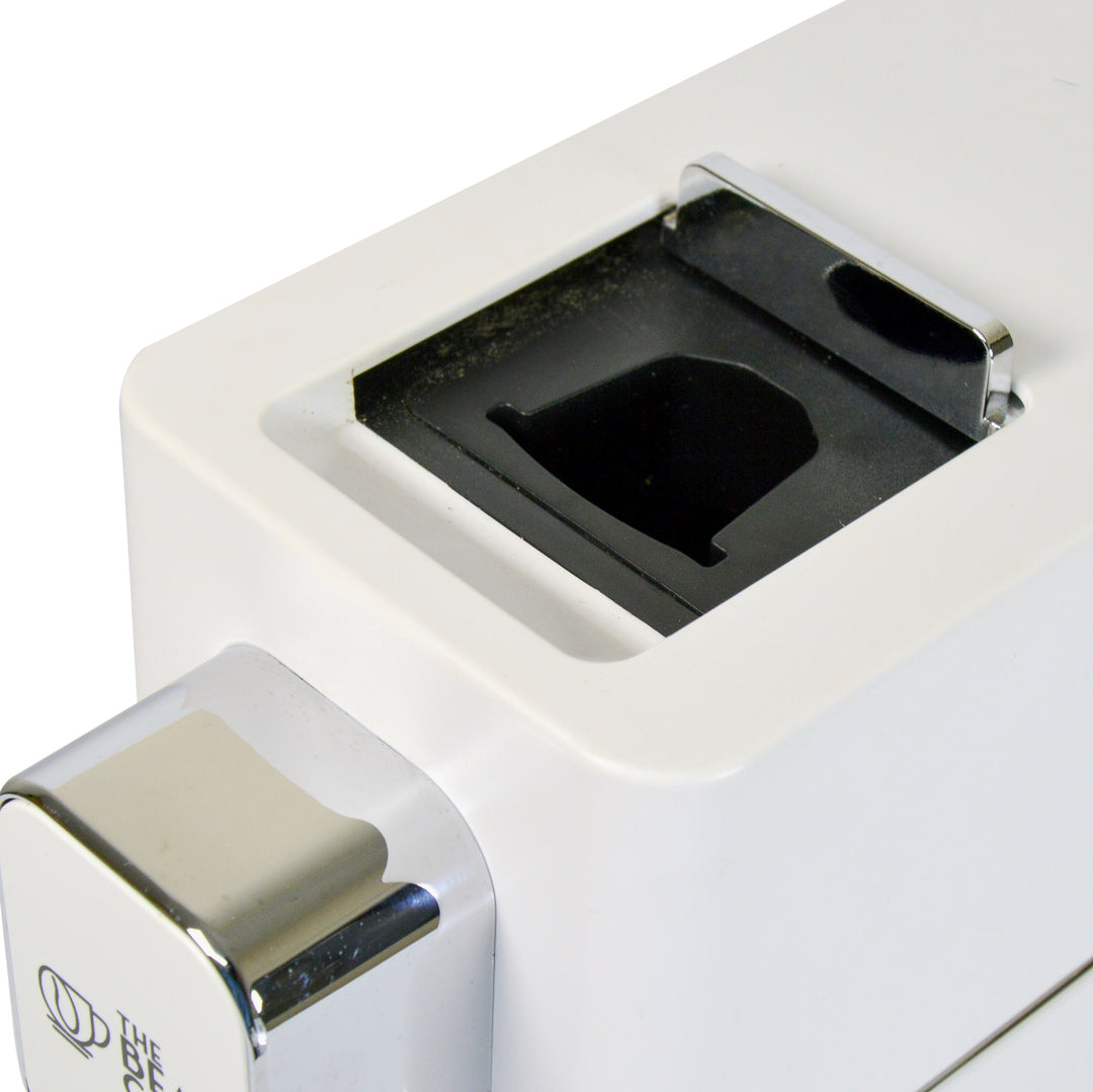 The Bean Co Roasters Coffee Capsule Machine with a milk tank attachment | Espresso Coffee Maker | 19 Bar Pressure | | Compatible with Nespresso Pods