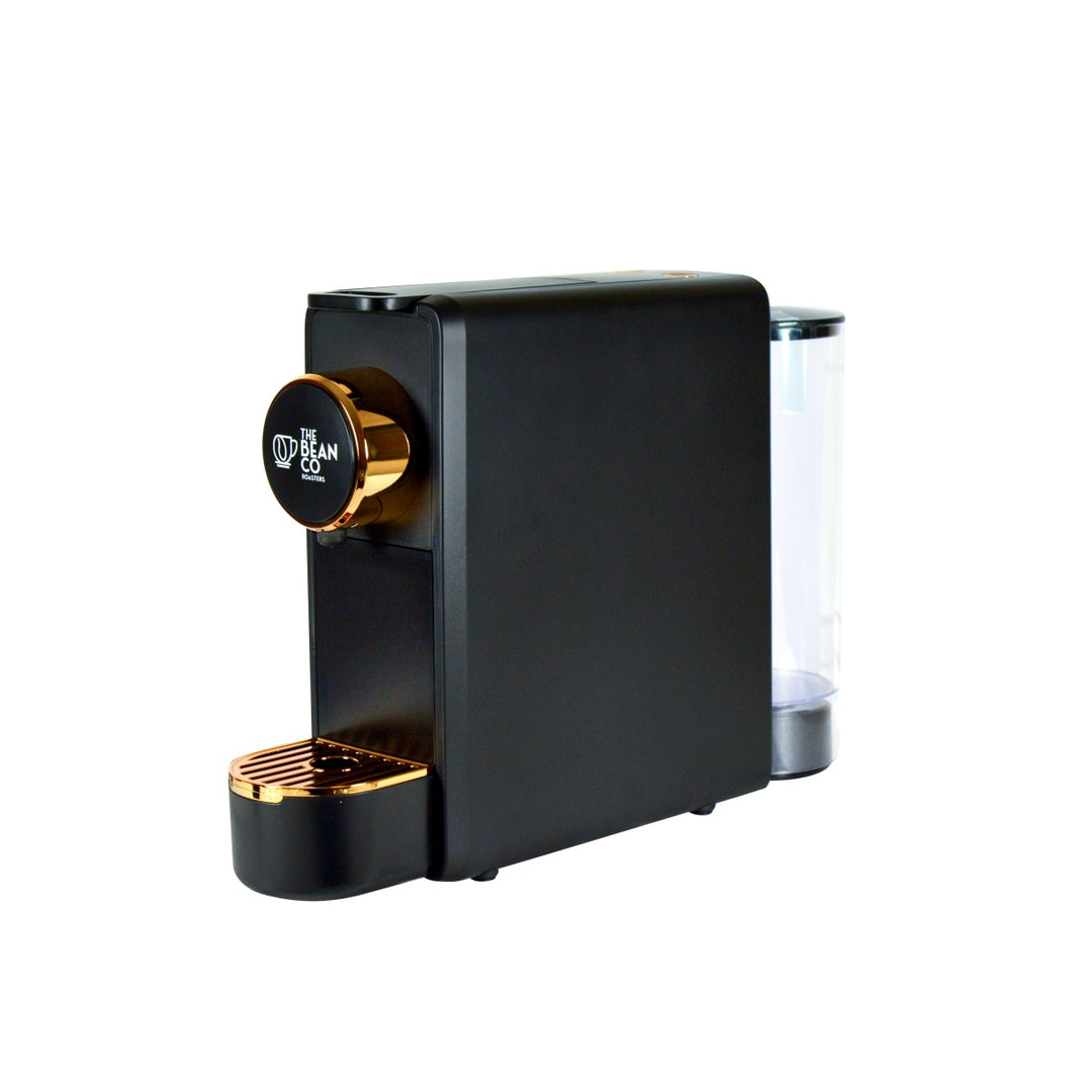 The Bean Co Roasters Coffee Capsule Machine | Espresso Coffee Maker | 19 Bar Pressure | Compatible with Nespresso Pods