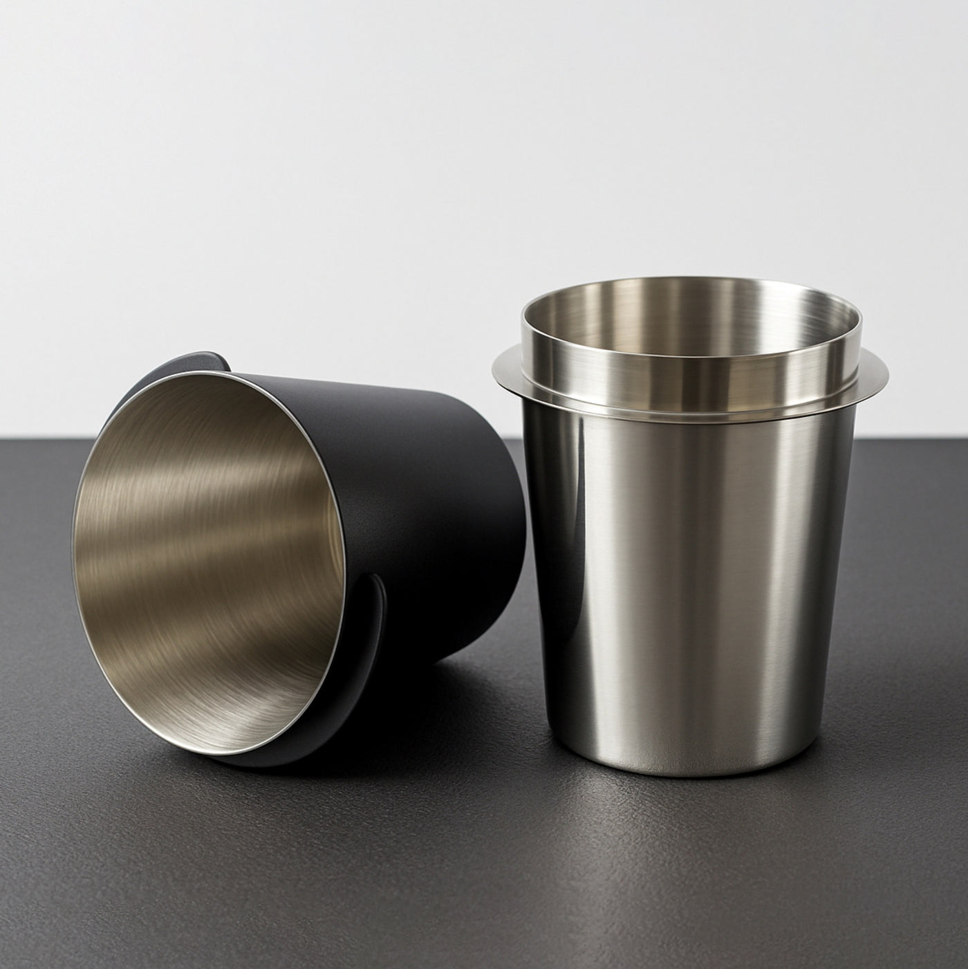 The Bean Co Roasters 58mm Coffee Dosing Cup | Stainless Steel | Espresso Portafilter Compatible | Barista Tool for Precision Coffee Dosing