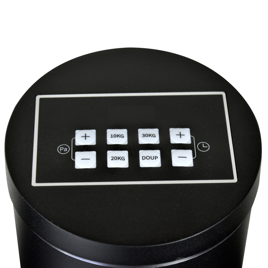 The Bean Co Roasters Automatic Coffee Tamper | Adjustable Pressure Settings | Black