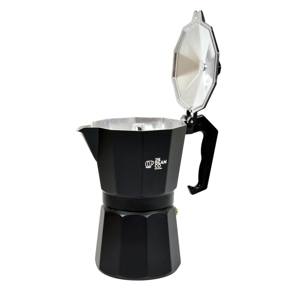 The Bean Co Roasters Classic Moka Pot | Premium Aluminium | Stovetop | Espresso Coffee Maker