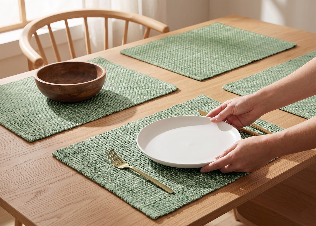 Cotton Woven Placemats Set of 4
