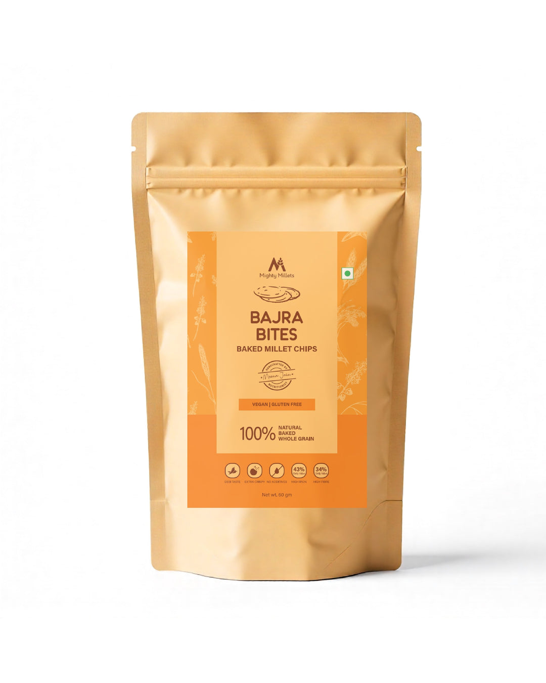 Mighty Millets Bajra Bites -(60g) Pack of 3