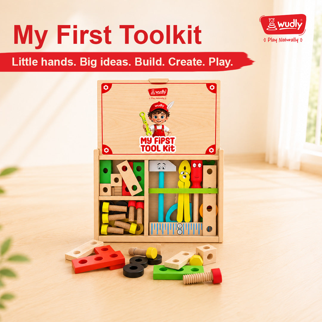 Wudly Wooden My First Tool Kit