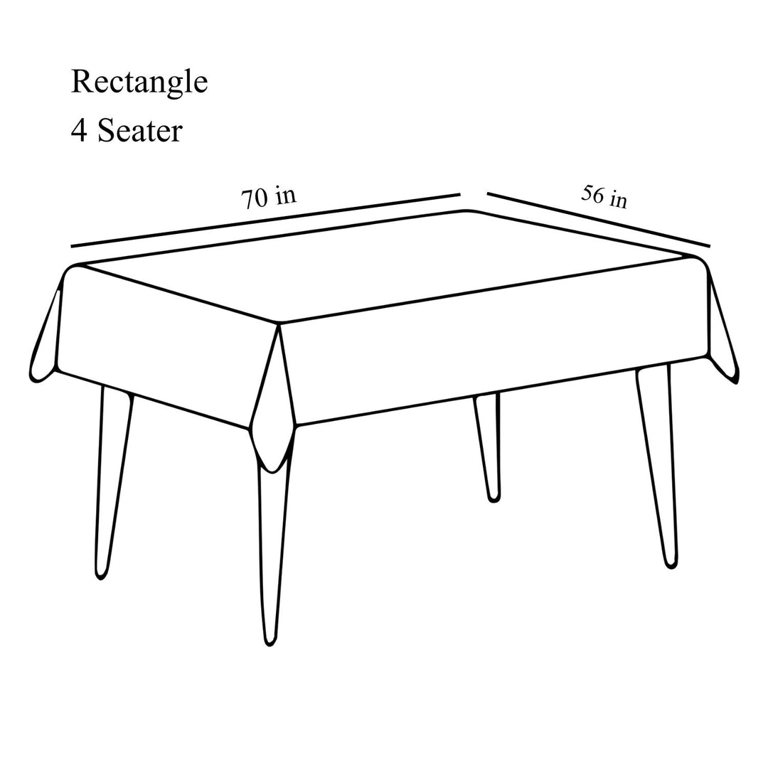 Blue Print Dining Table Cloth