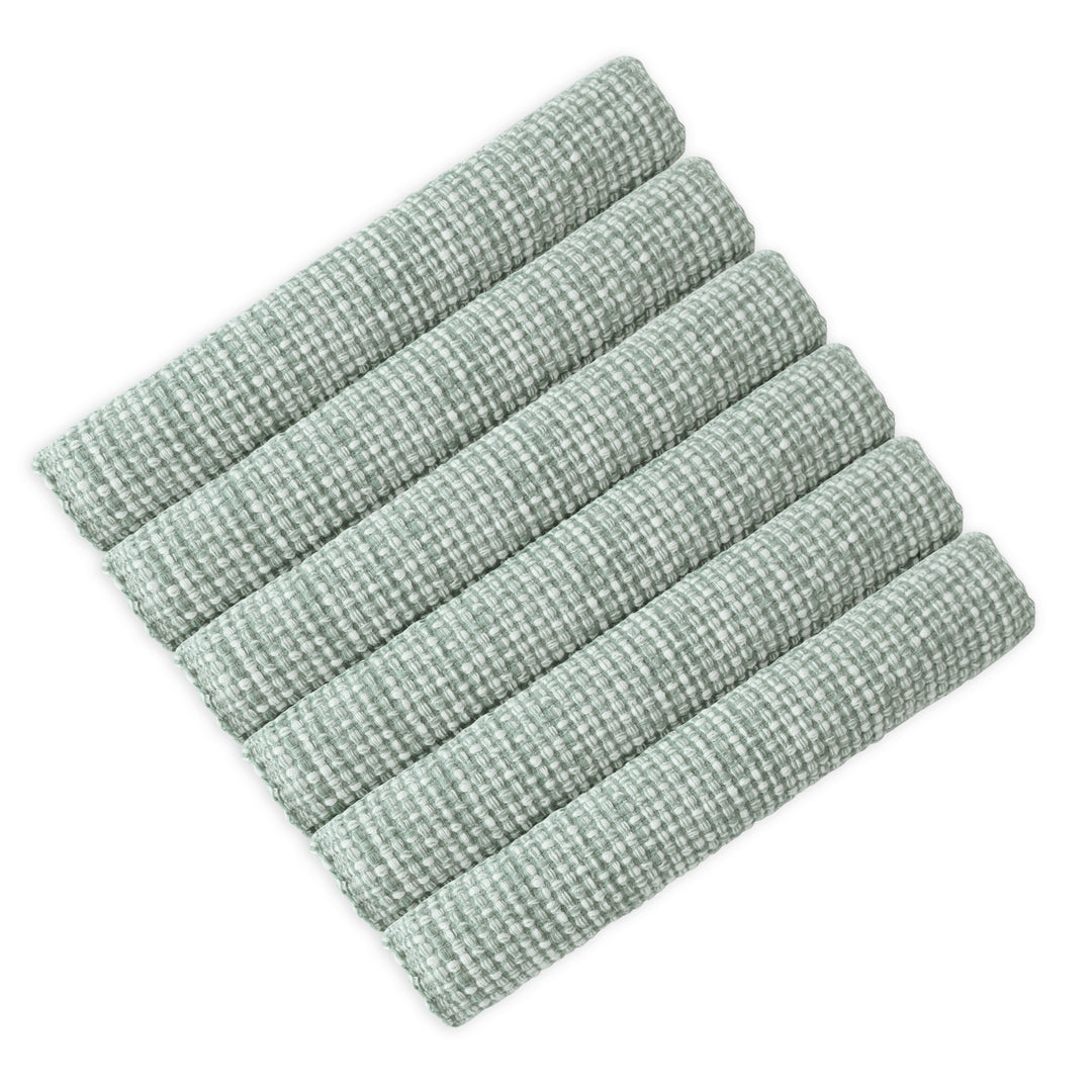 Country Village Cotton Placemats - Woven Weaved Design