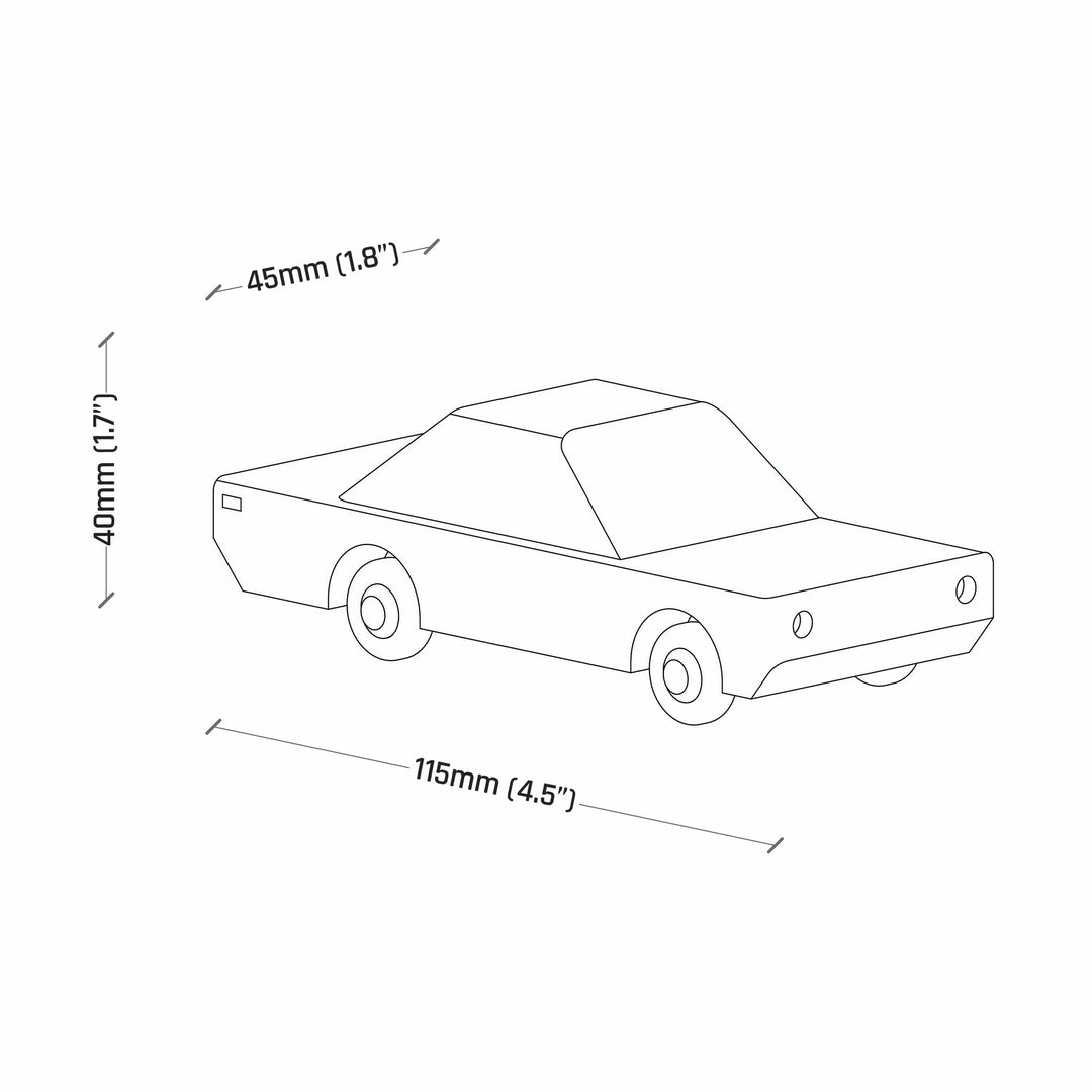 Bombay Dreams - Wooden Toy Car //Sedan