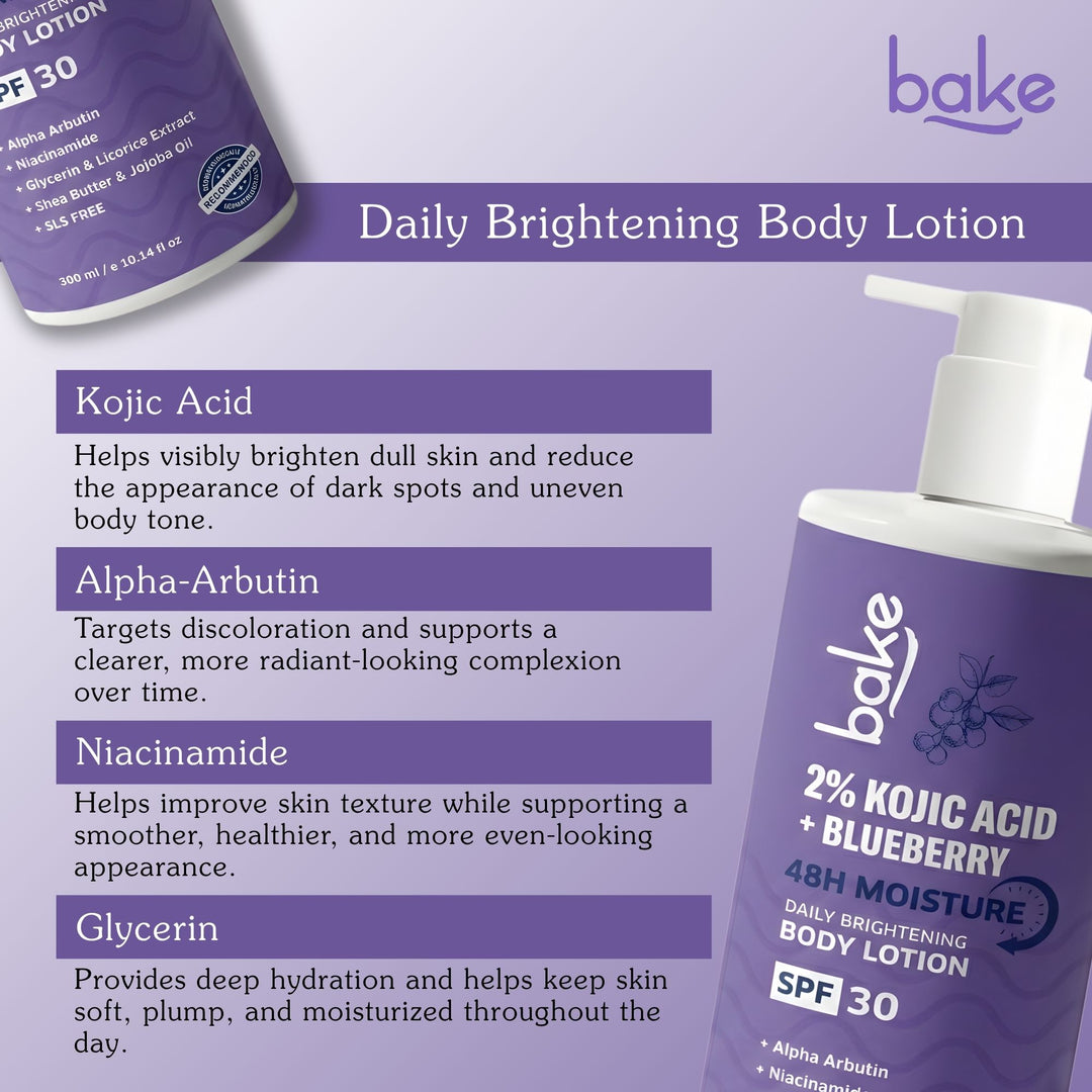2% Kojic Acid Body Lotion SPF 30 PA+++