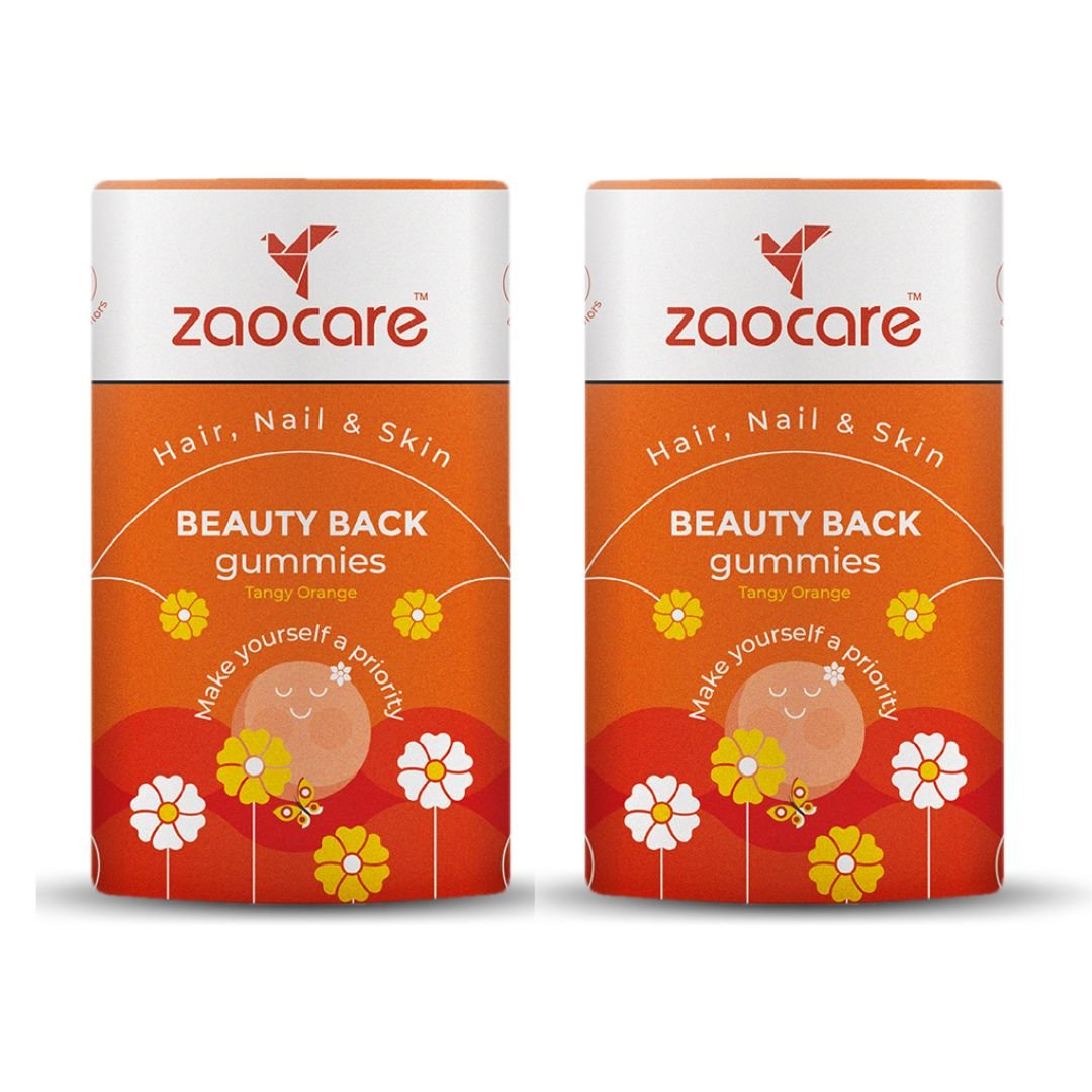 Zaocare Beauty Back Biotin Gummies For Men & Women | For Hair, Nail & Skin | Plant Based
