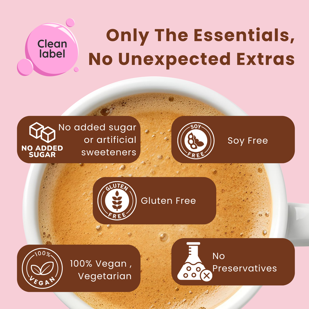Beauty Coffee with Collagen & Hyaluronic Acid | Skin Glow Coffee India
