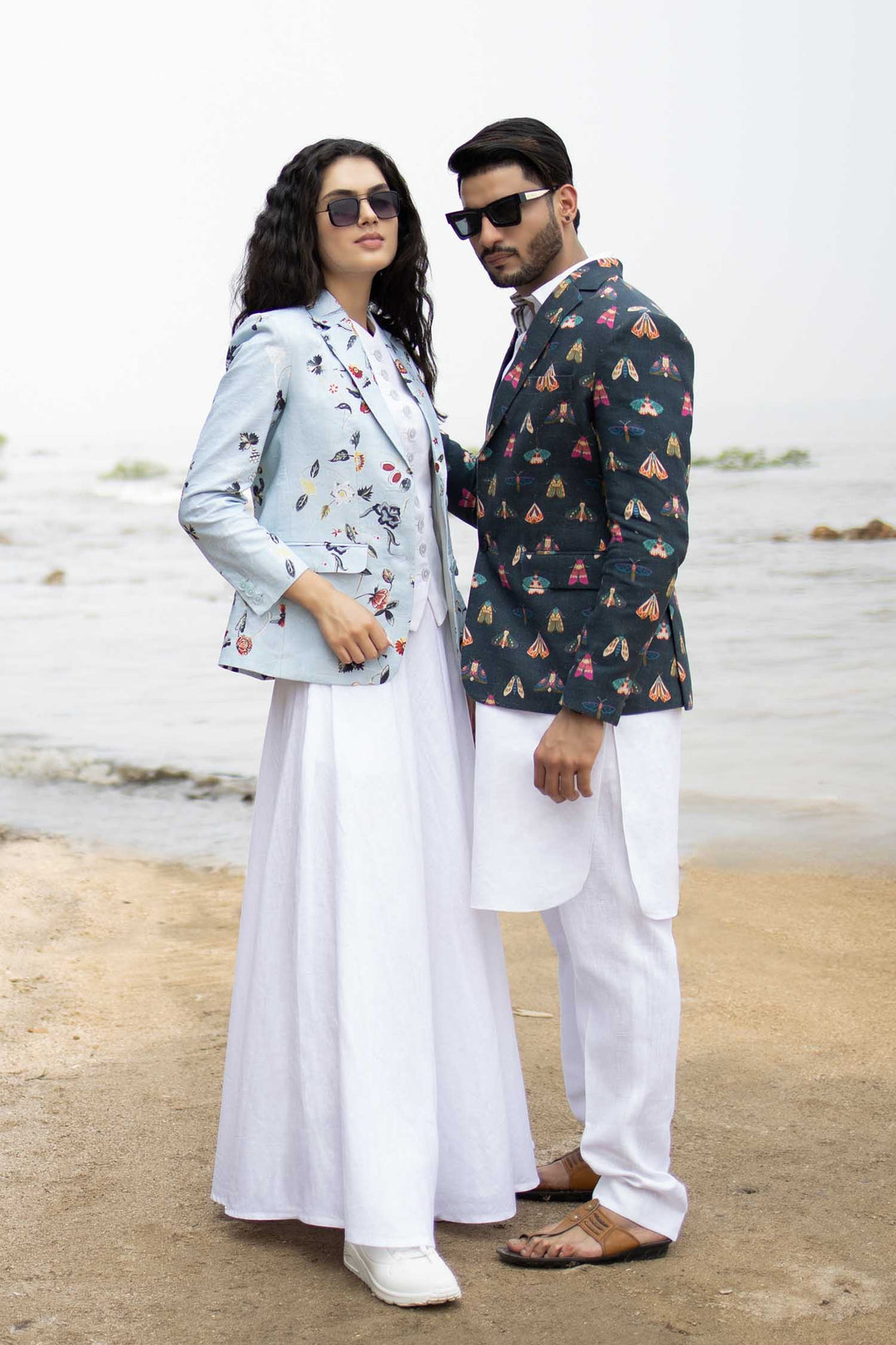 Adam Leaves Befly - Men’s Linen blazer