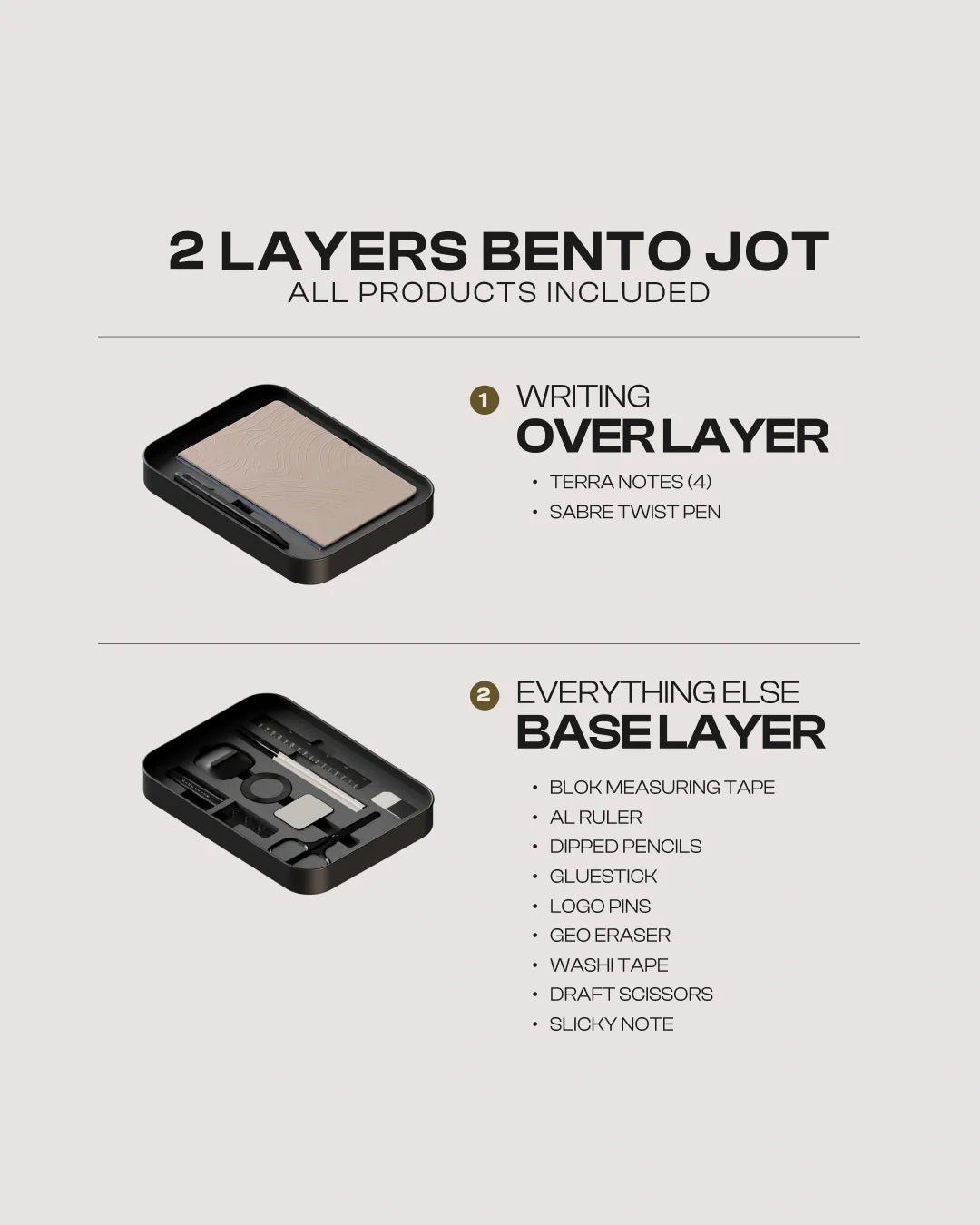 BENTO JOT 2 LAYER