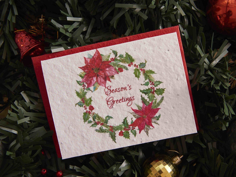 Plantables Berry Merry Seed Paper Greeting Card & Envelope