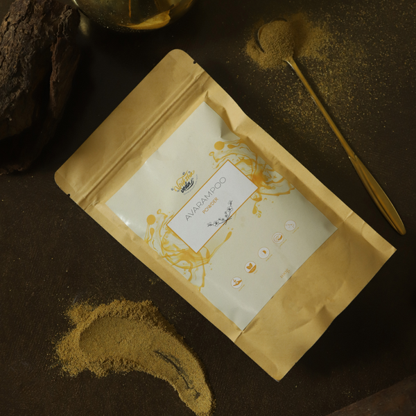 Vriksha Veda Avarampoo Flower Powder for Face & Hair Mask