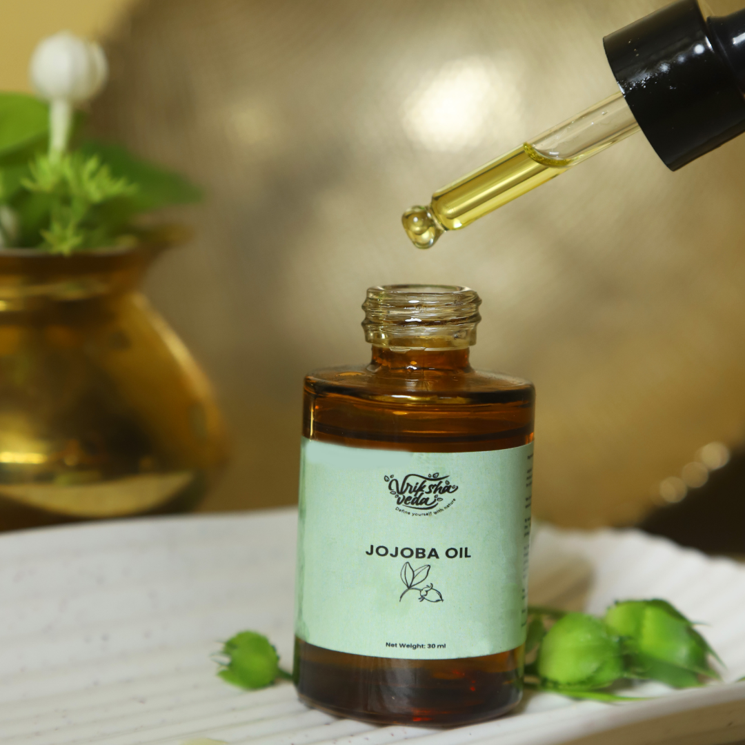 Pure Jojoba Oil for Skin & Hair from Rajasthan I 30 ml