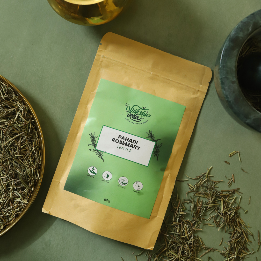 Dry Rosemary Leaves for Hair and Skin | Pahadi Rosemary Leaves
