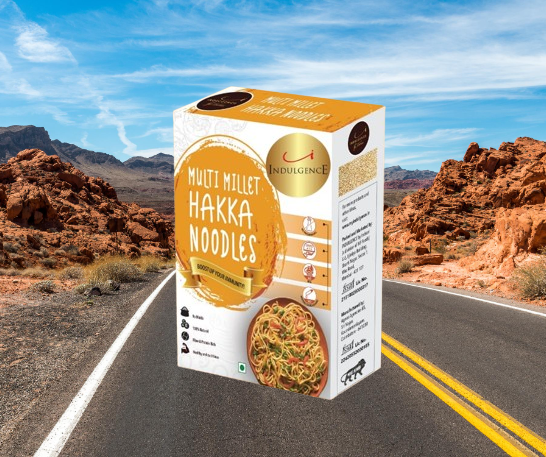 INDULGENCE Multimillet Noodles + Foxtail Millet Noodles 400 Gms - (pack of 2)
