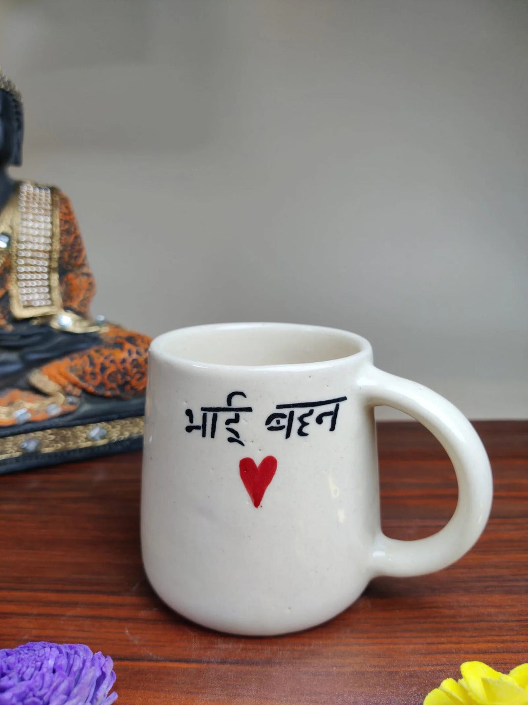 Bhai Behan Ceramic Coffee Mug | Premium Tea & Coffee Mug | Sibling Gift | 300ml