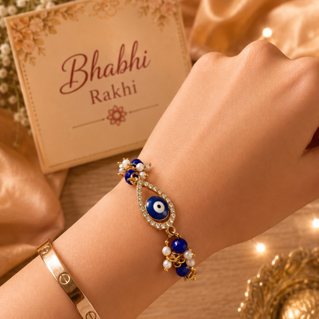 Perfect Jodi Rakhi Gift Hamper | Premium Bhai Bhabhi Rakhi Gift Set with Ceramic Tumbler