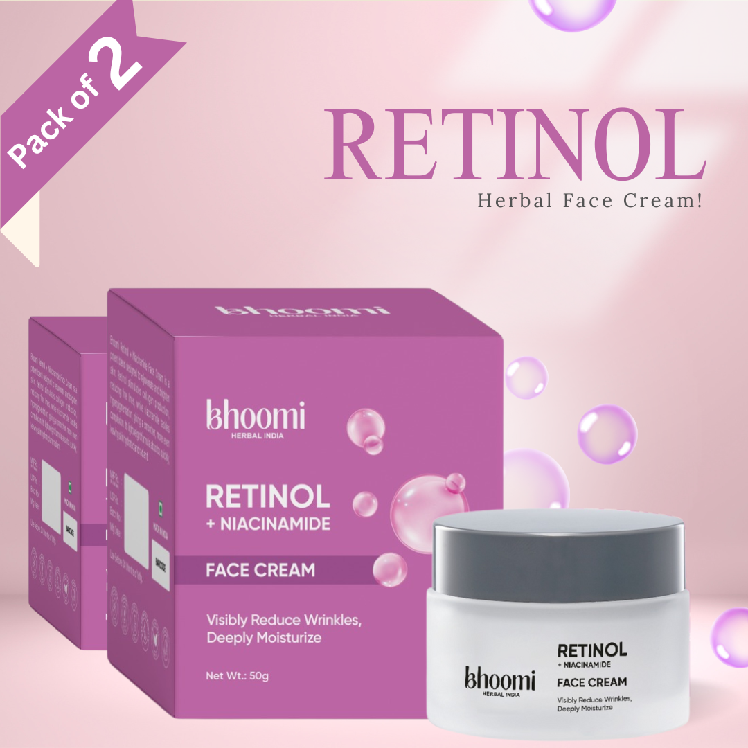 Bhoomi Herbal India RETINOL + NIACINAMIDE FACE CREAM
