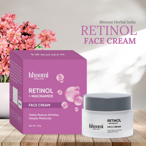 Bhoomi Herbal India RETINOL + NIACINAMIDE FACE CREAM