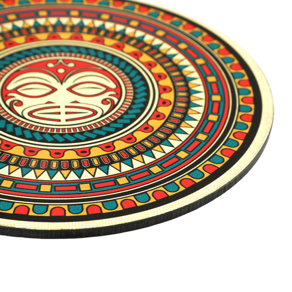 BambaiSe HARI KOA - Maori Mandala Big Coaster (set of 4)