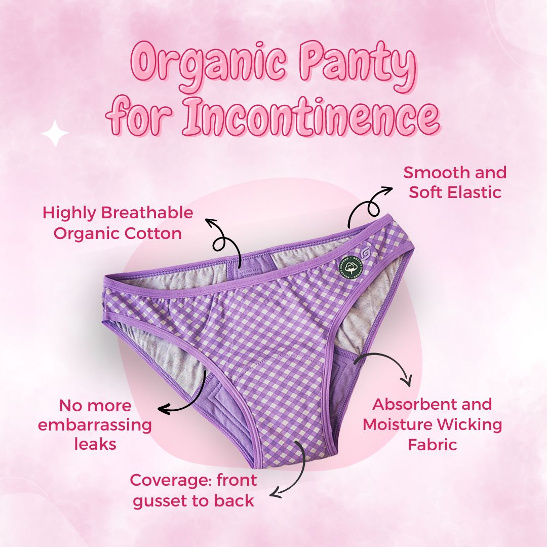 SochGreen Organic incontinence  panty (bikini) (1 pc)