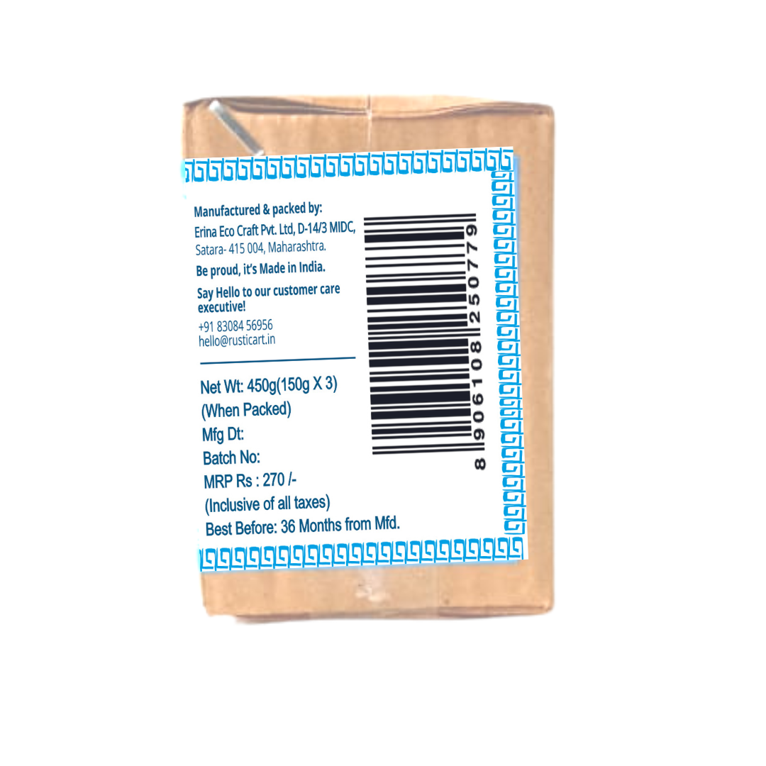 Rustic Art Bio Laundry Soap (Set of 6)