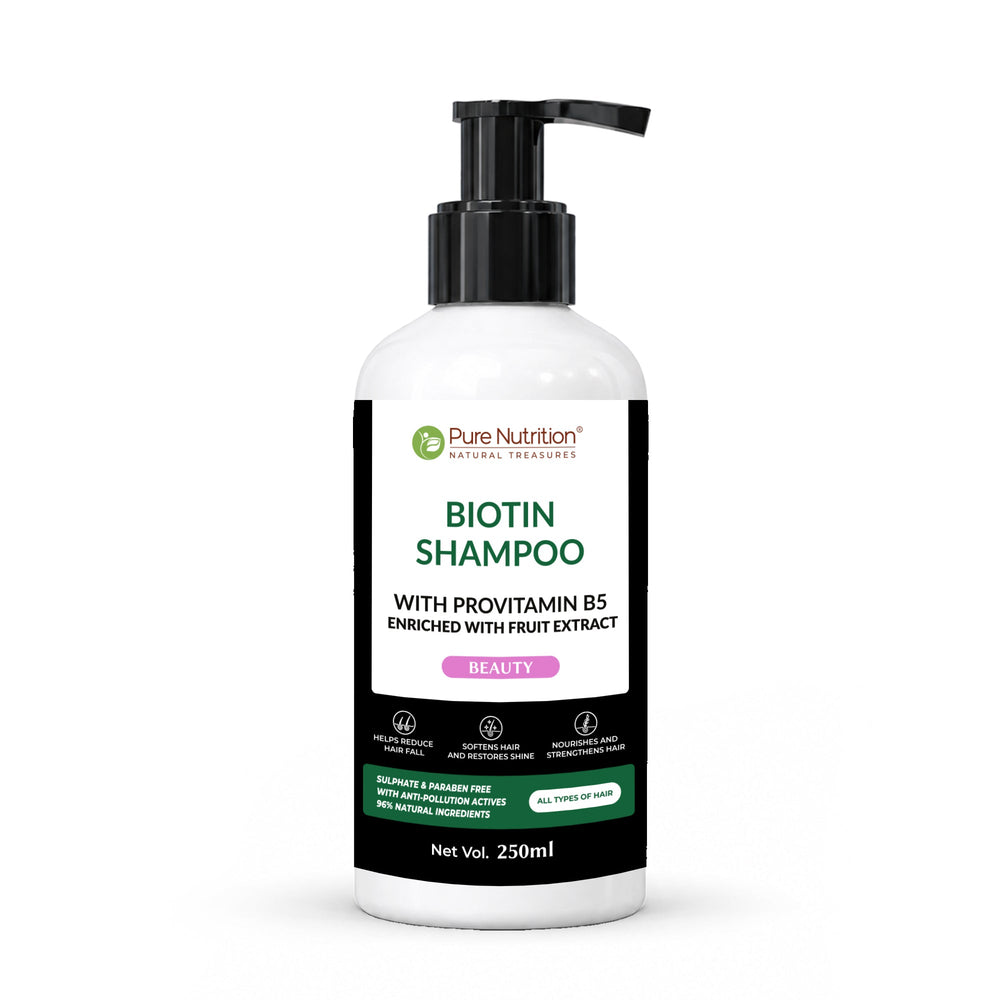 Biotin Shampoo with Provitamin B5  Strengthens Hair & Promotes Growth | 250ml