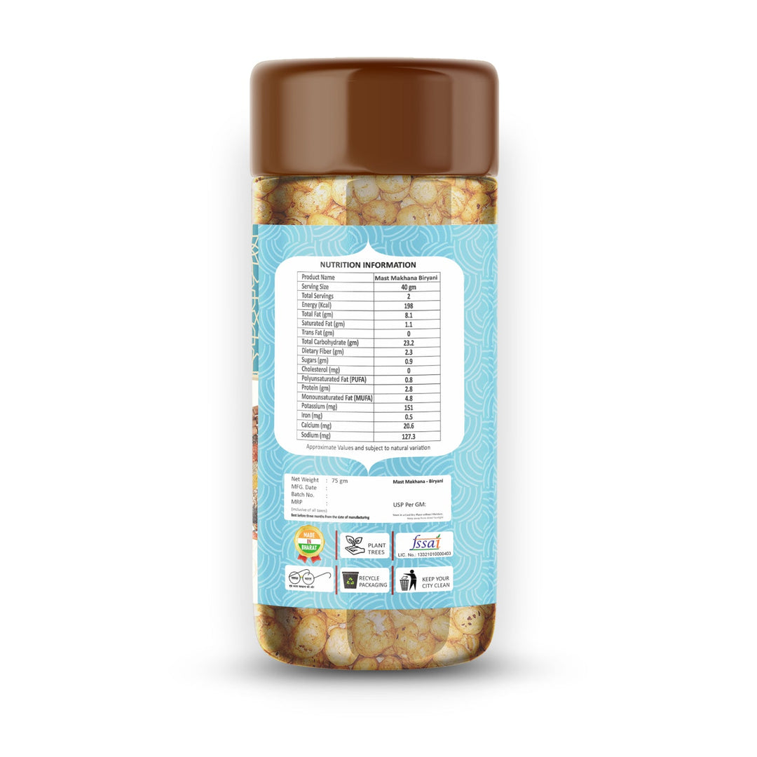 Snaxup Mast Makhana Biryani