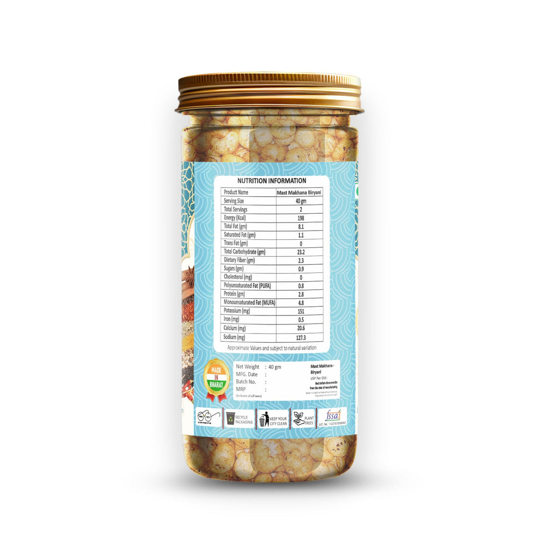 Snaxup Mast Makhana Biryani