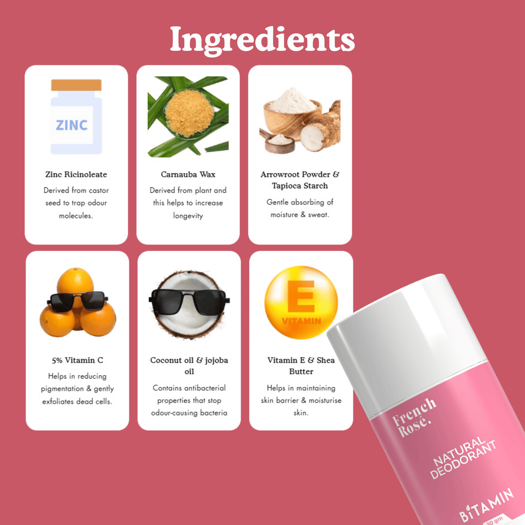 Bitamin Women Pack 2 Natural Deodorant - 30 Grams Each - Suspire