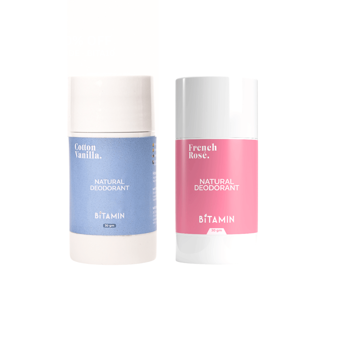 Bitamin Women Pack 2 Natural Deodorant - 30 Grams Each - Suspire