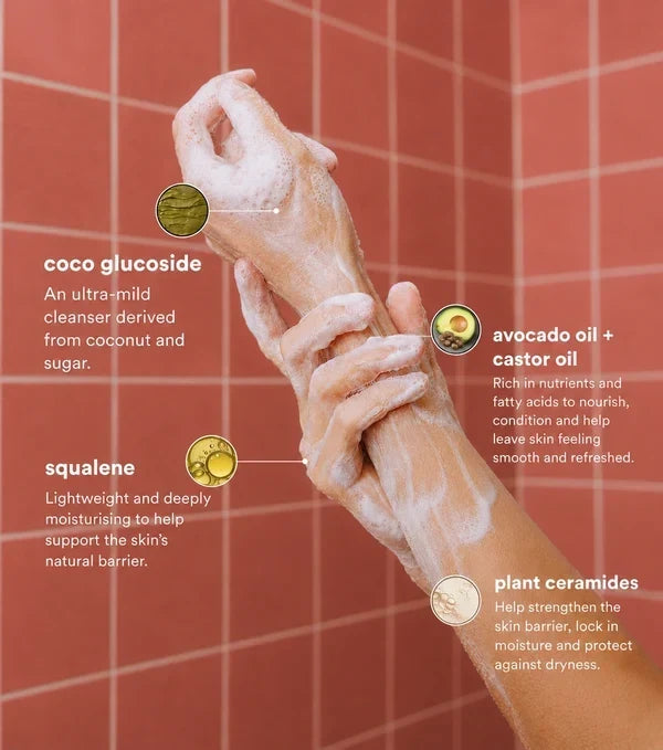 Bitamin Coconut Vanilla Body Wash + Roll-On