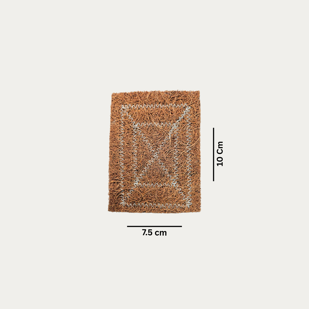 OIKO Coconut Coir Cleaning Scrub Pad  |Natural, Biodegradable & Effective| Pack of 5