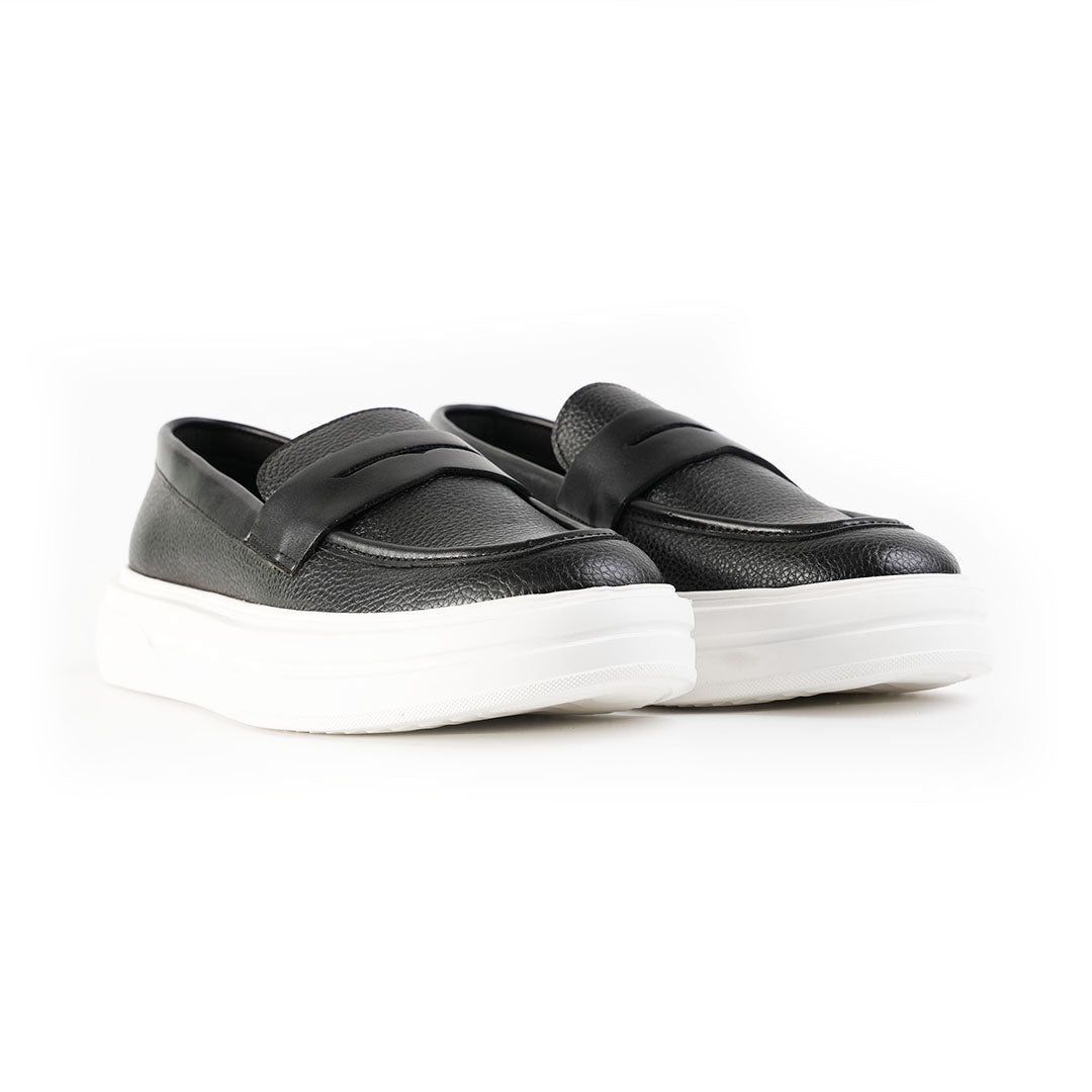 Monkstory Chunky Luxe Slip-On Sneakers - Royal Black