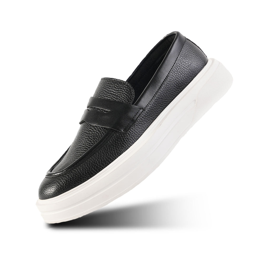 Monkstory Chunky Luxe Slip-On Sneakers - Royal Black