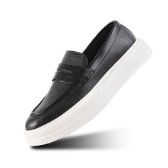 Monkstory Chunky Luxe Slip-On Sneakers - Royal Black