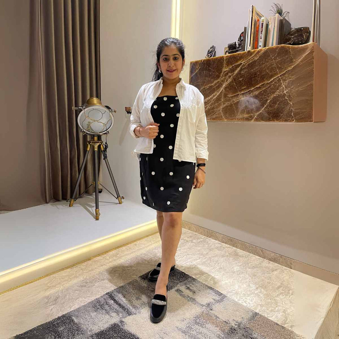 Black Strappy Hemp Dress - Suspire