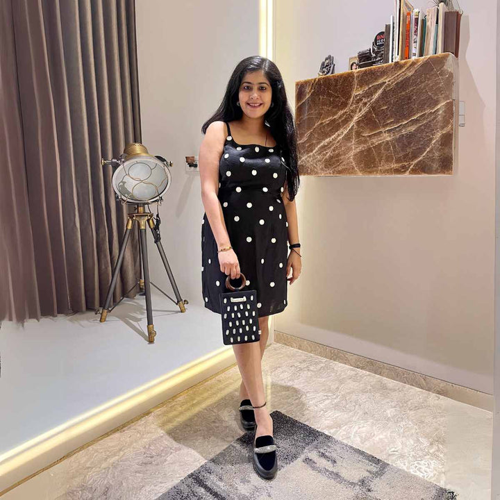 Black Strappy Hemp Dress - Suspire