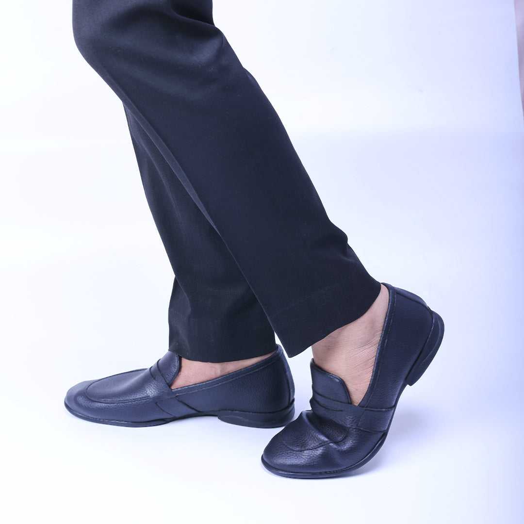 Monkstory Atelier 1950 Flex Penny Loafers 360  - Black