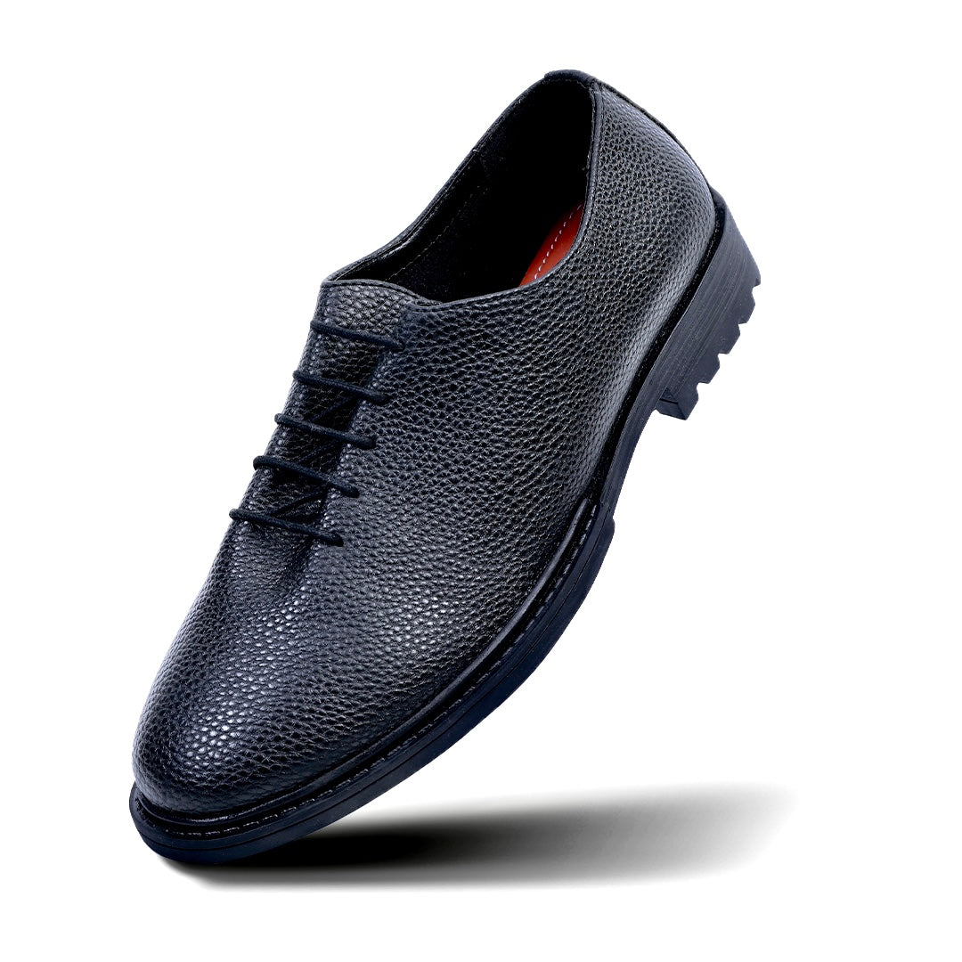 Monkstory Atelier 1960 Pebble Grain Hybrid Slip-Ons – Midnight Black