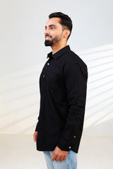 Islands Of Loom Onyx Black Shirt