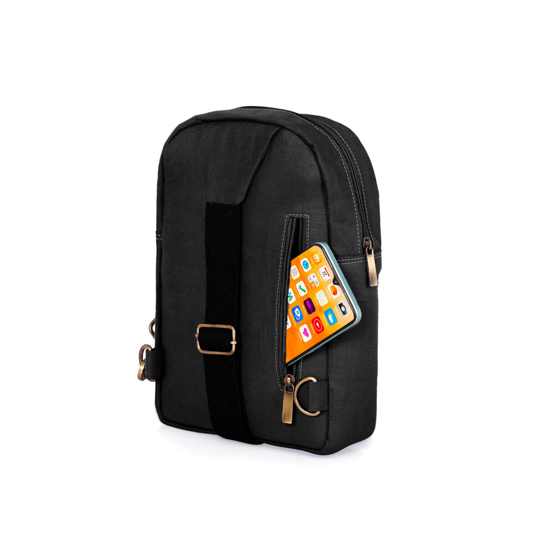 The Label GAIA Hemp Cross Body Bag