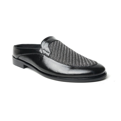 Monkstory Half Mule Shoes - Black/Grey