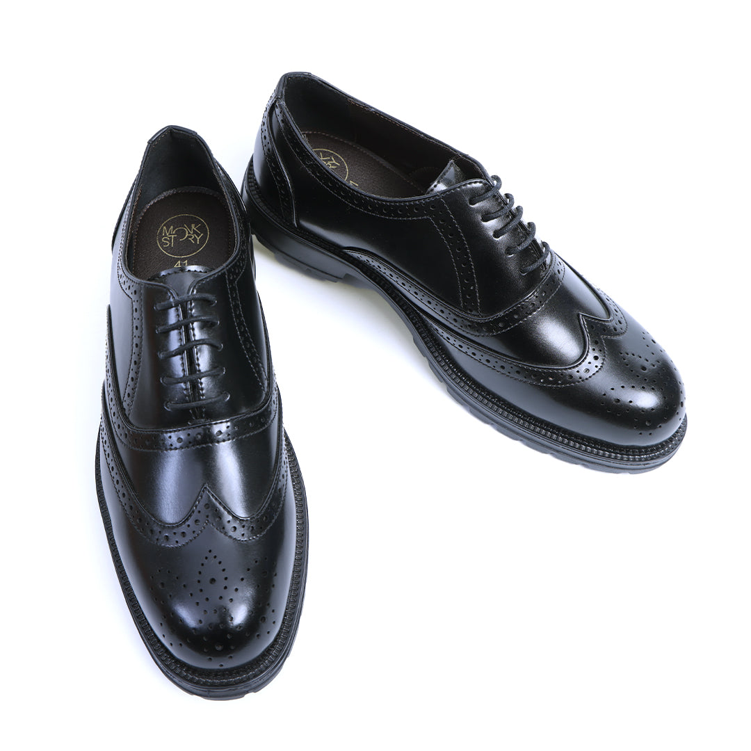 Monkstory Atelier 1890 Oxford Brogues - Classic Black