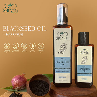 Red Onion Blackseed Oil - Cold Pressed
